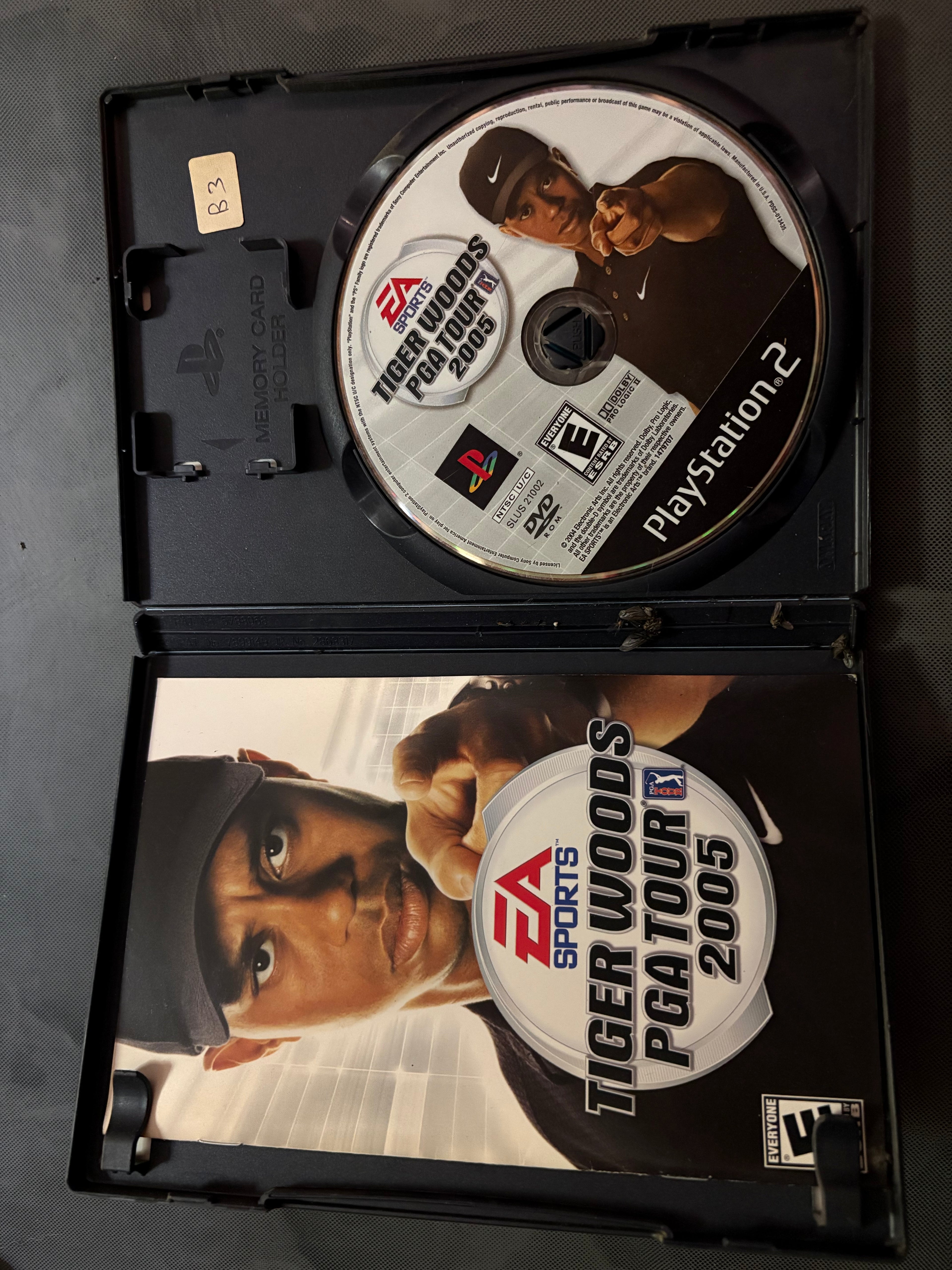 Tiger Woods PGA Tour 2005 PS2 Complete Tested EA Sports PlayStation 2 Golf Game