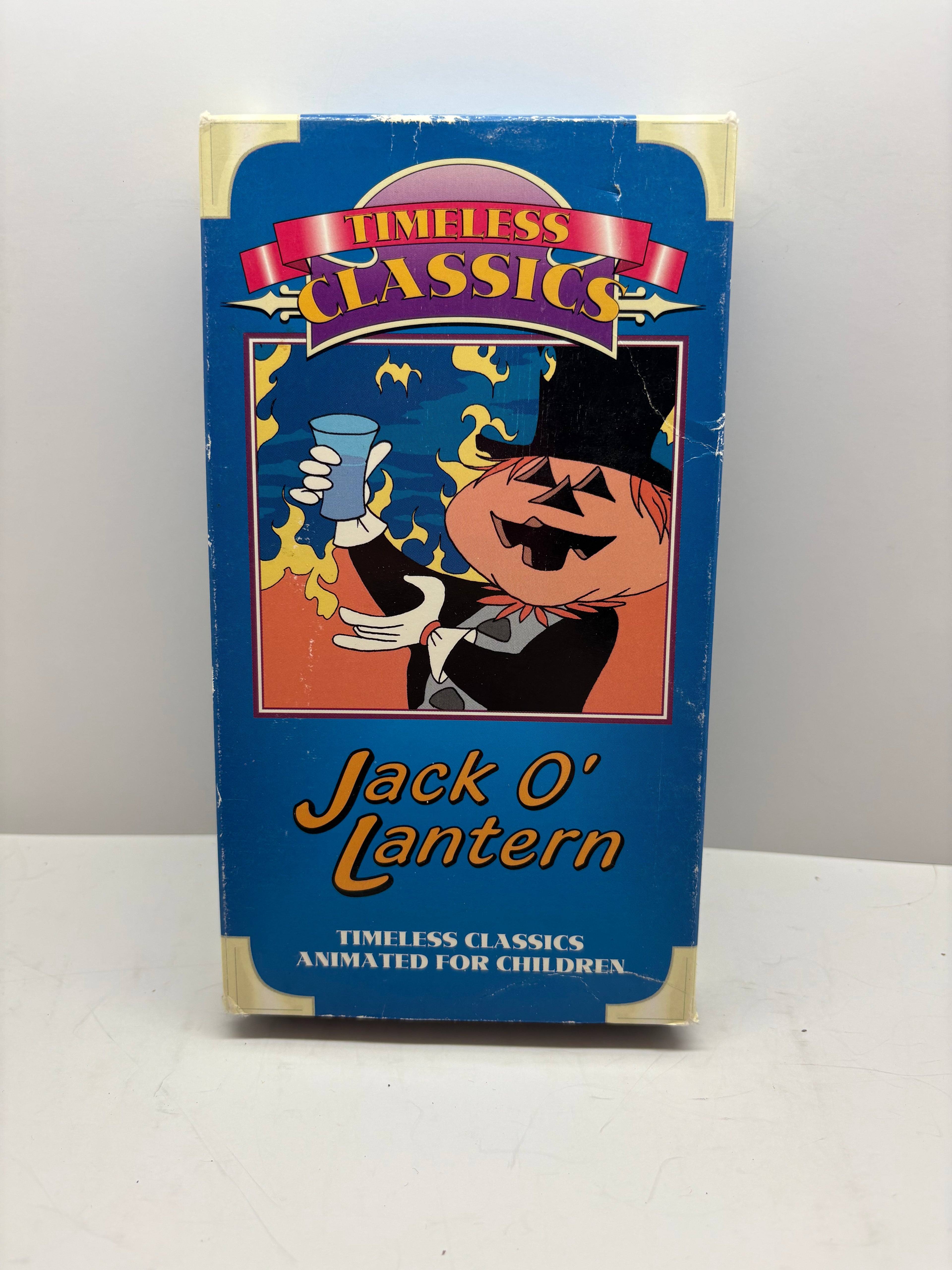 Timeless Classics Jack O’Lantern VHS Animated Children’s Halloween Story Rare TESTED
