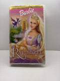Barbie as Rapunzel VHS (2002) - Starring in a Fairy Tale Adventure - Disney-Style Animated Movie - Good Condition TESTED