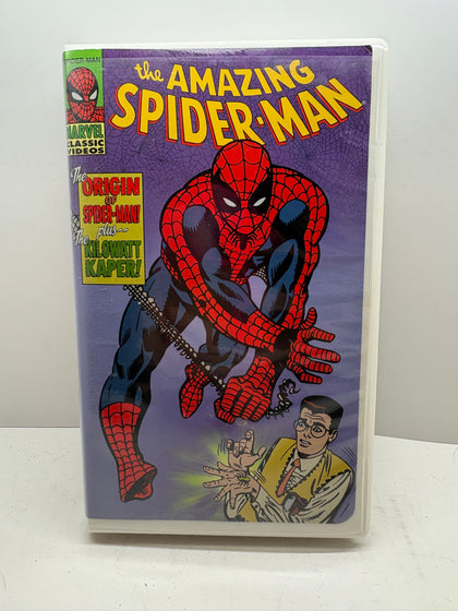 The Amazing Spider-Man: The Origin of Spider-Man/ The Kilowatt Caper (VHS 1998)TESTED