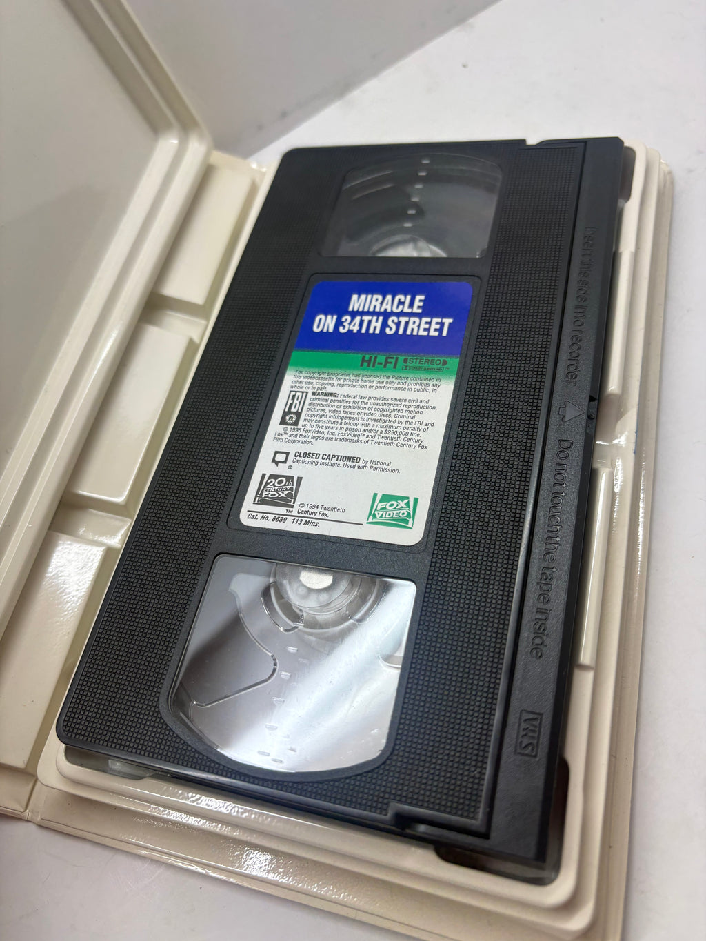 Miracle on 34th Street VHS Clamshell