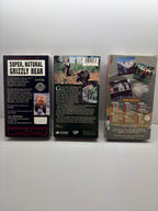 Nature & Adventure VHS Bundle Grizzly Bear Alaska Supernatural Grizzly Adams TESTED