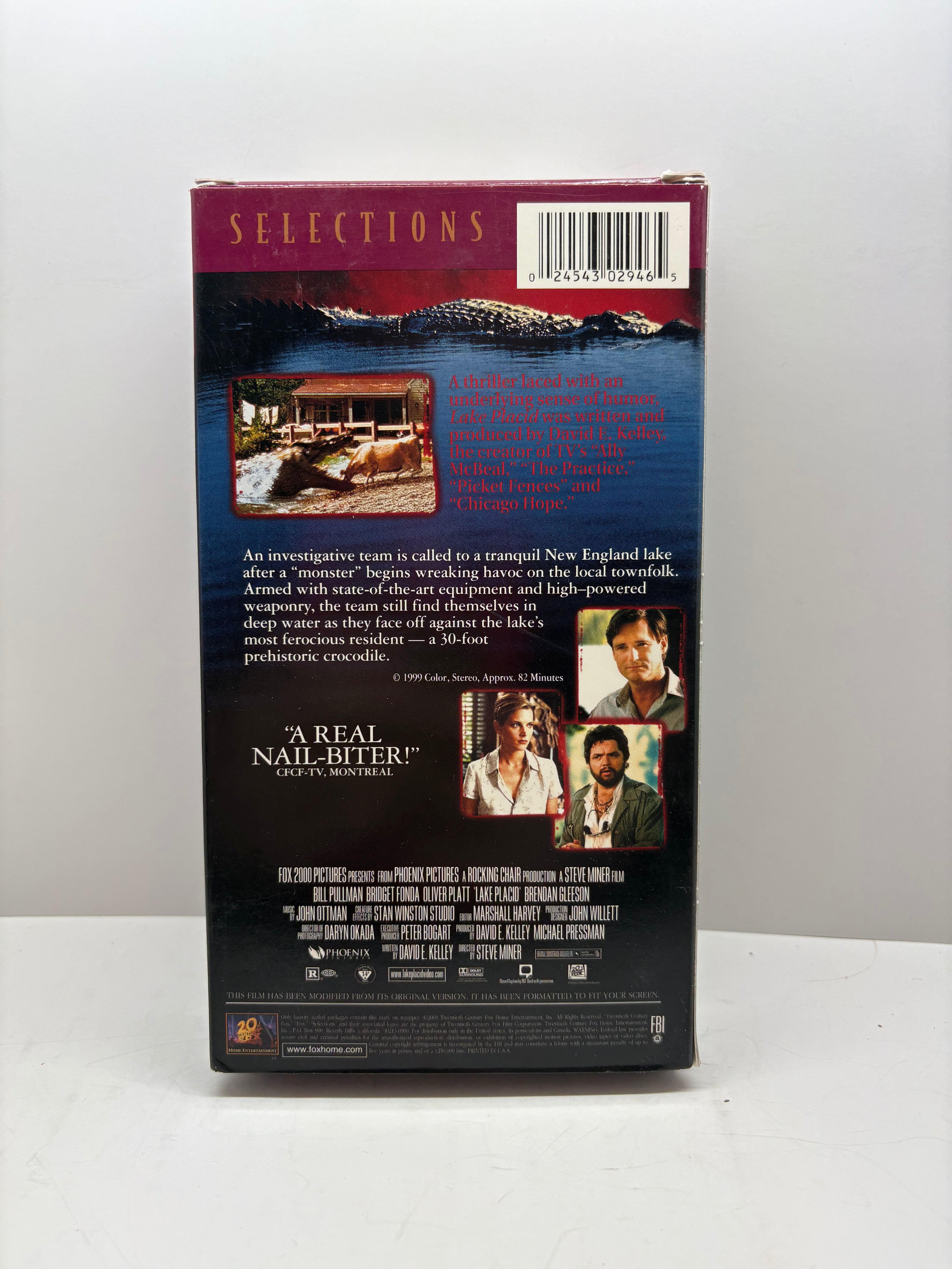 Lake Placid VHS 20th Century Fox Selection Horror Good Condition vhs TESTED