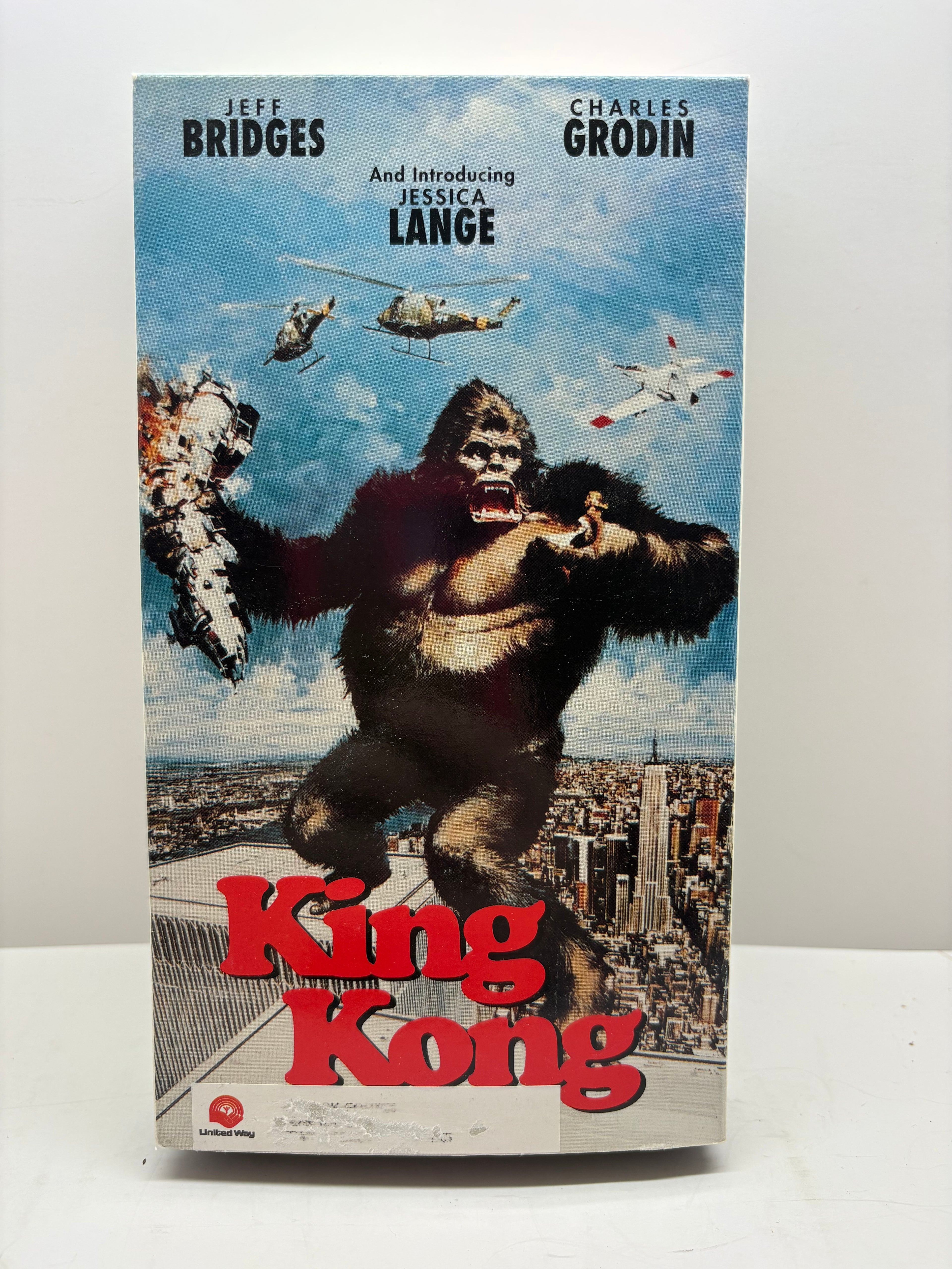 King Kong VHS 1991 Release Vintage Cover Classic Monster Film Very Clean TESTED