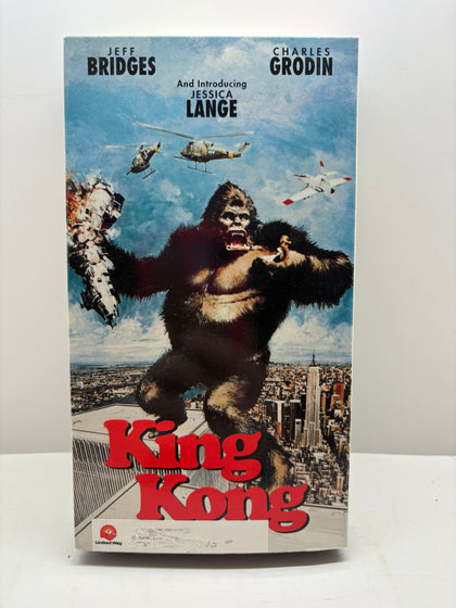 King Kong VHS 1991 Release Vintage Cover Classic Monster Film Very Clean TESTED