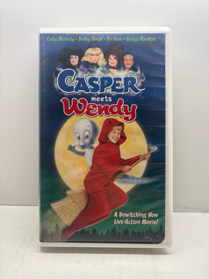 Casper Meets Wendy VHS 1998 Clamshell
