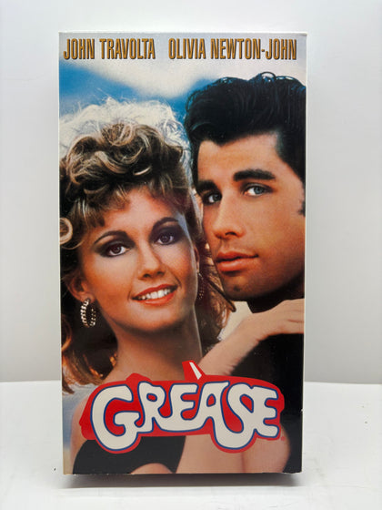 Grease VHS John Travolta Olivia Newton-John Classic Musical Great Condition TESTED