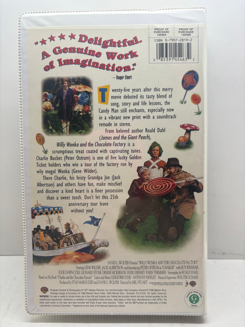 Willy Wonka and the chocolate factory