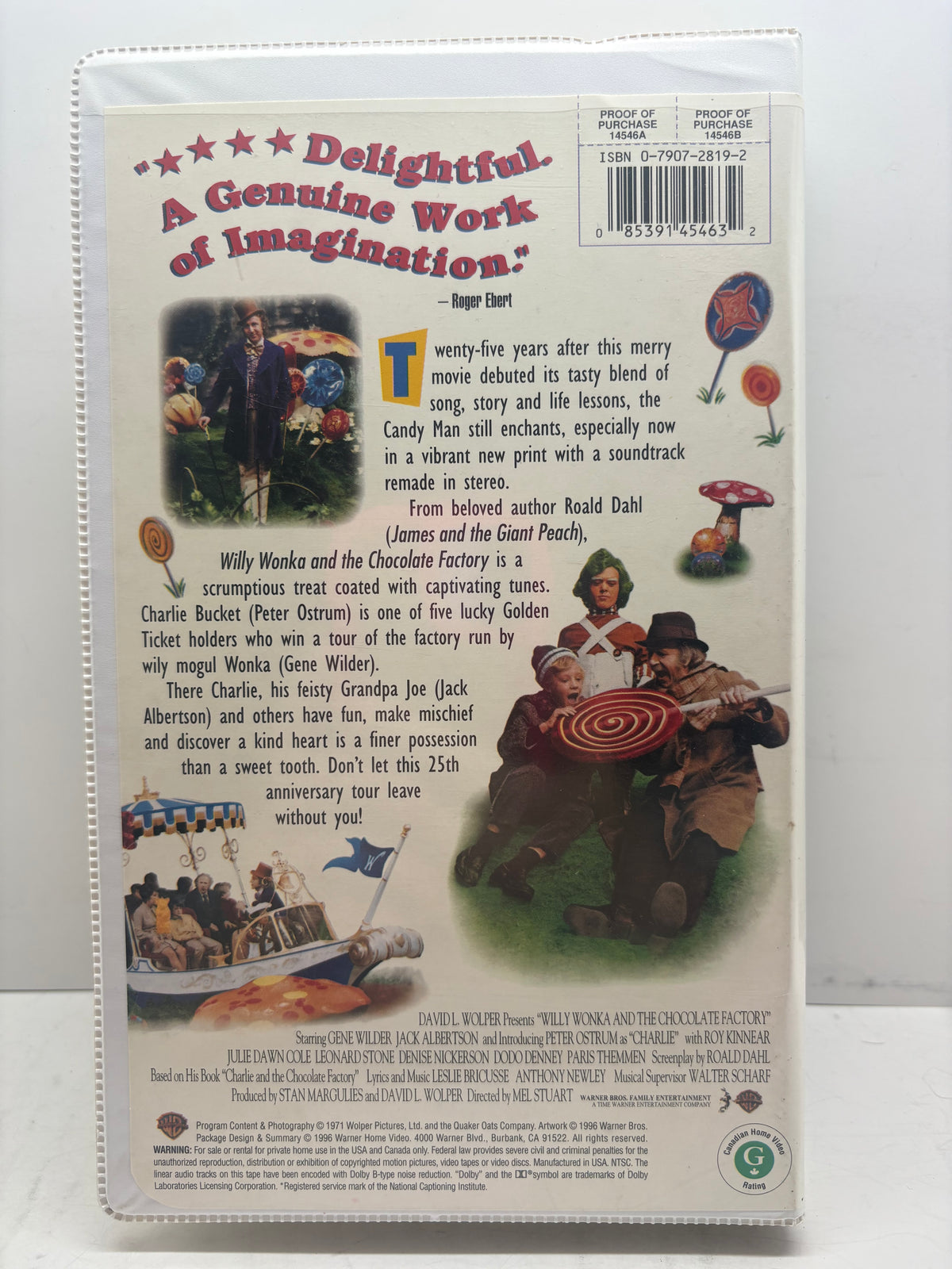 Willy Wonka and the chocolate factory