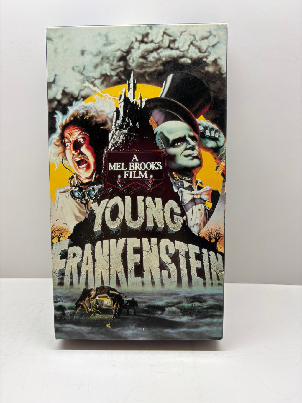 VHS Young Frankenstein 1974 Black And White Release Comedy TESTED