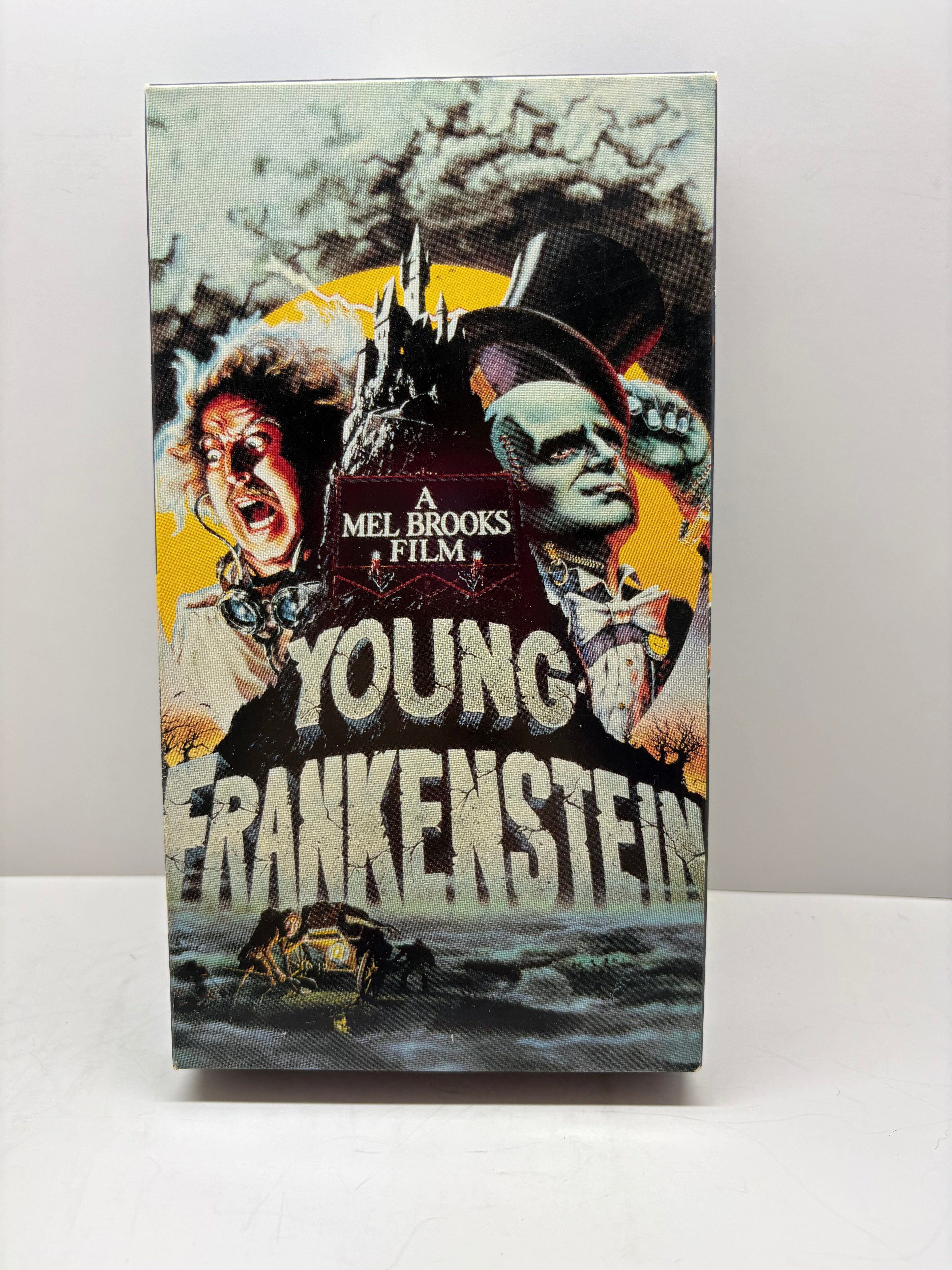 VHS Young Frankenstein 1974 Black And White Release Comedy TESTED
