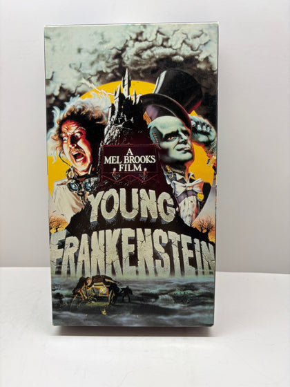 VHS Young Frankenstein 1974 Black And White Release Comedy TESTED