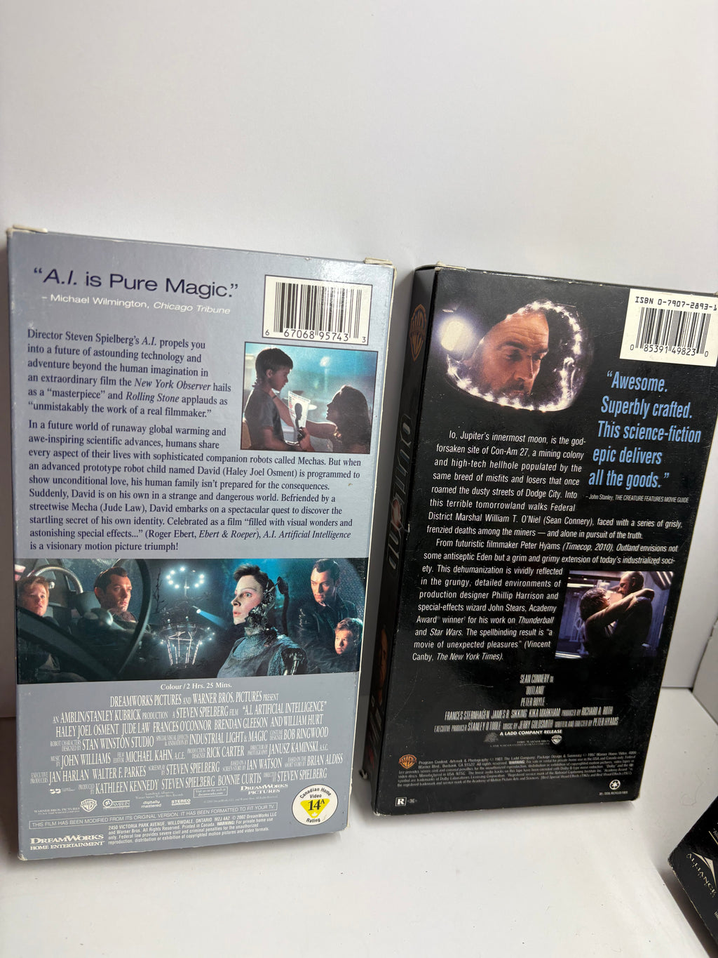 Sci-Fi VHS Lot w/ Event Horizon & eXistenZ – Cult Classics Bundle (8 Tapes) TESTED