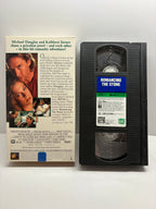 1984 Romancing the Stone VHS Fox Video – Michael Douglas & Kathleen Turner – Vintage Adventure Comedy – Good Condition