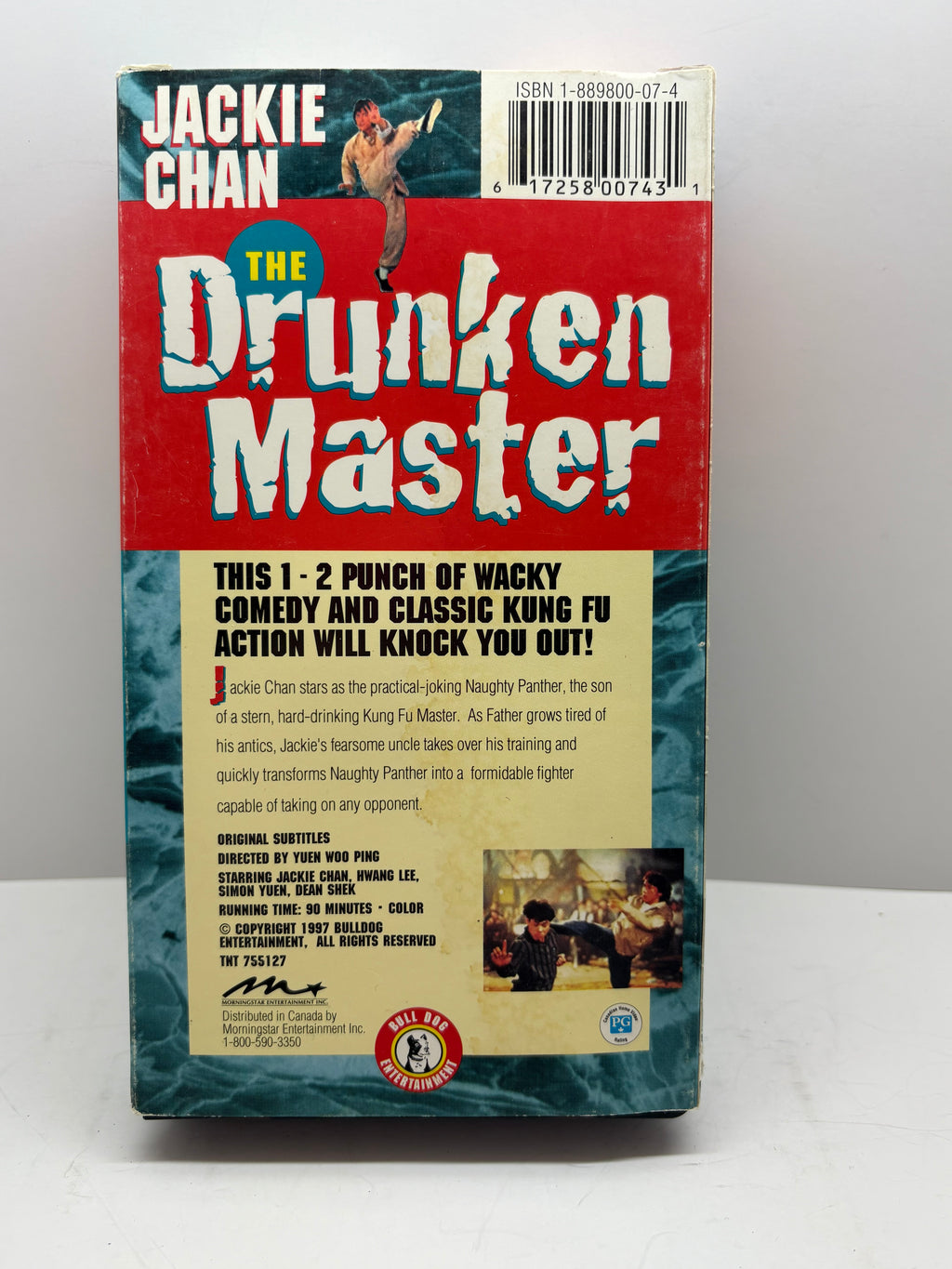 Jackie Chan Drunken Master VHS (1978) - Classic Kung Fu Comedy - Good Condition/Slight Wear TESTED
