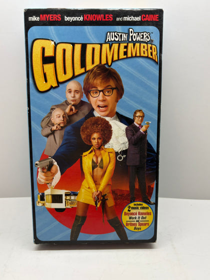 Austin Powers Goldmember VHS Includes Music Videos Britney Spears Beyoncé