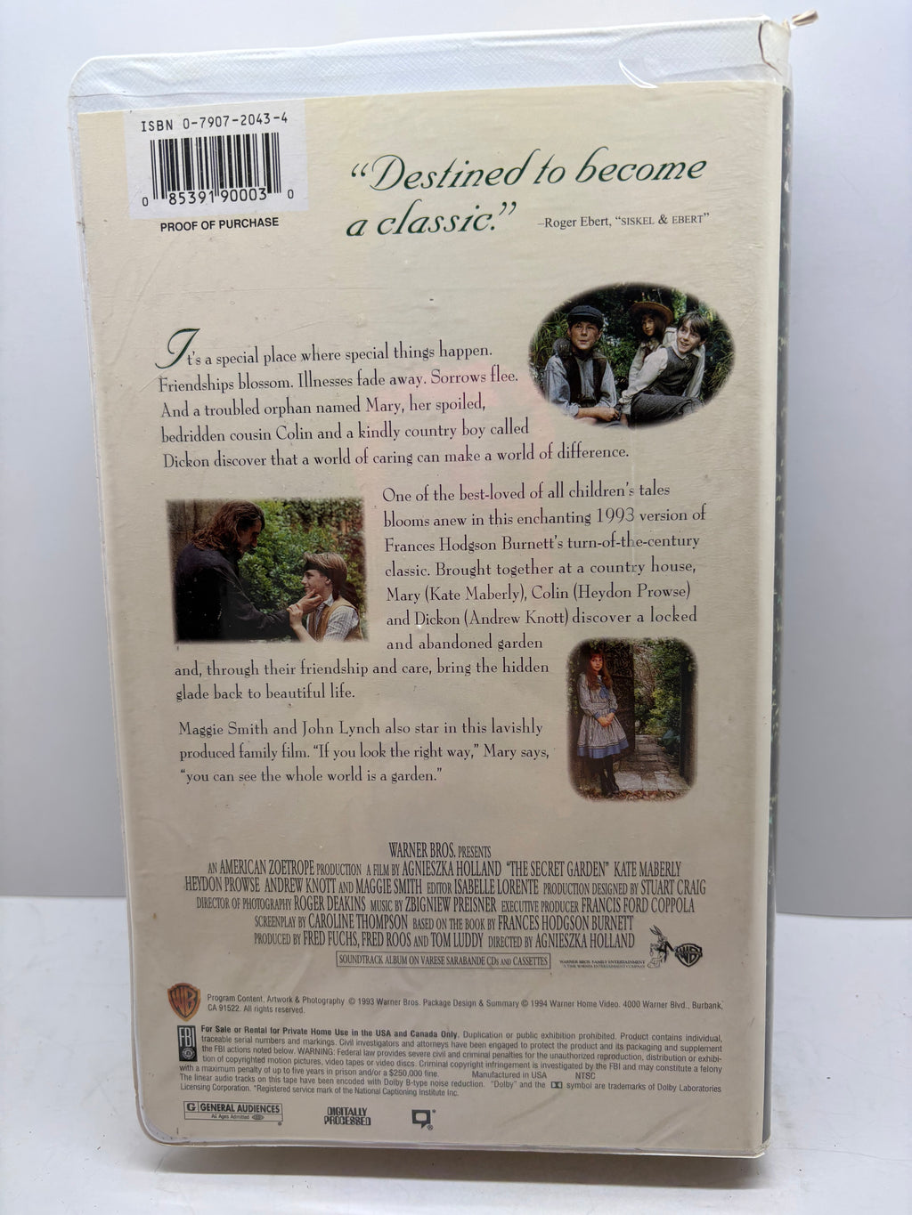 The Secret Garden VHS 2002