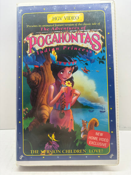The adventures of Pocahontas Indian princess