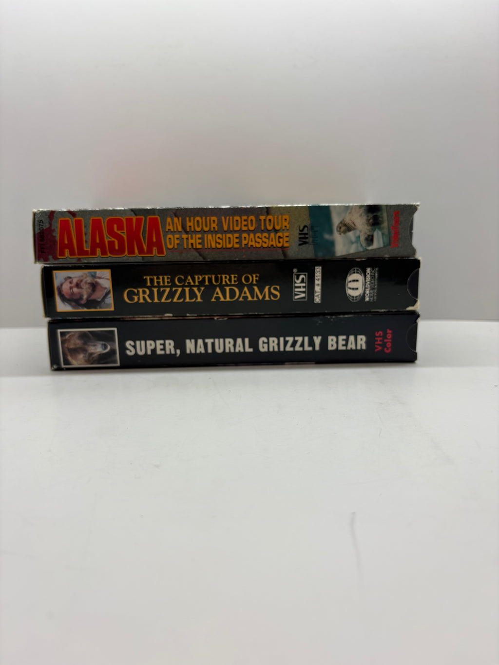 Nature & Adventure VHS Bundle Grizzly Bear Alaska Supernatural Grizzly Adams TESTED