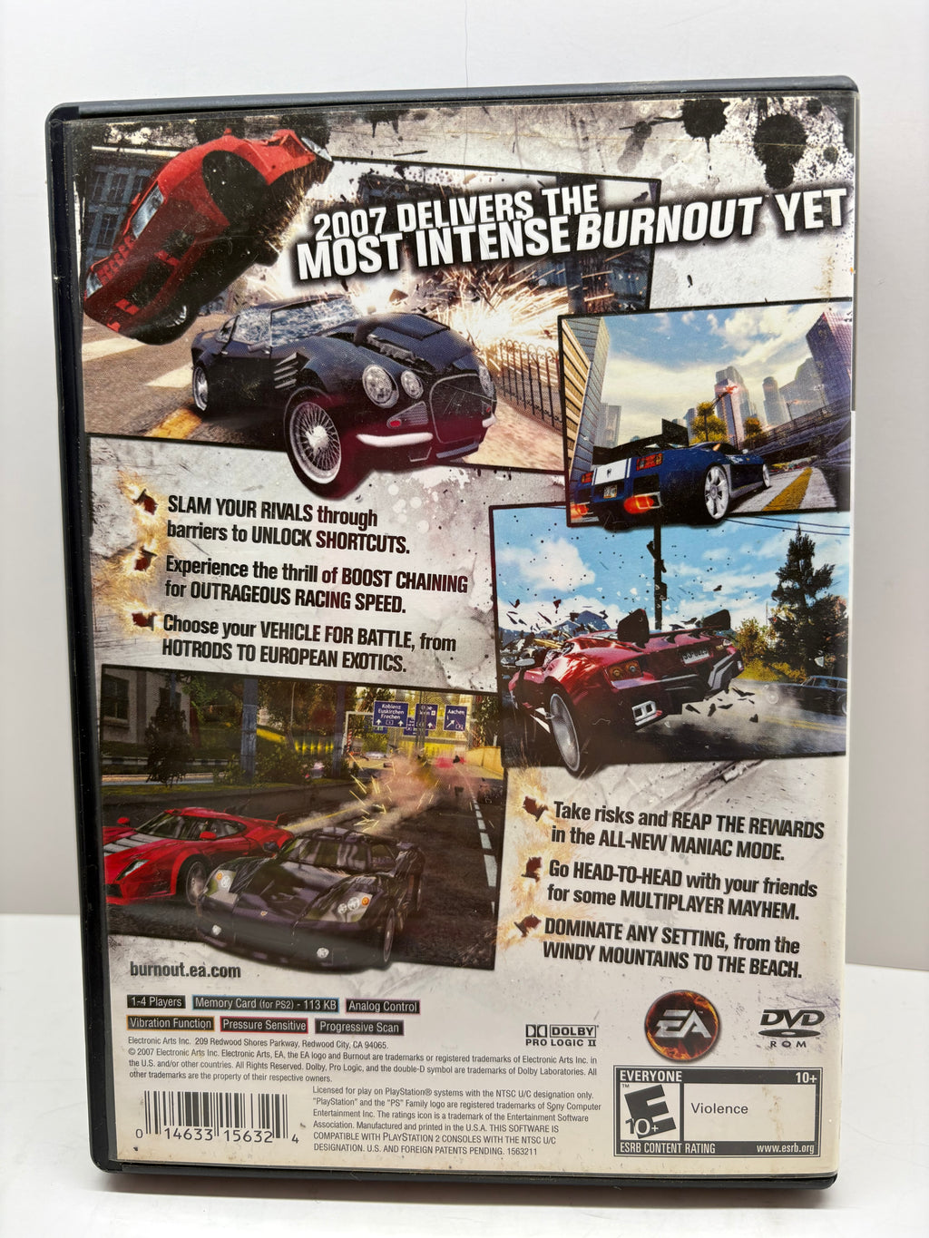 Burnout Dominator PS2 Complete Tested Racing Game PlayStation 2