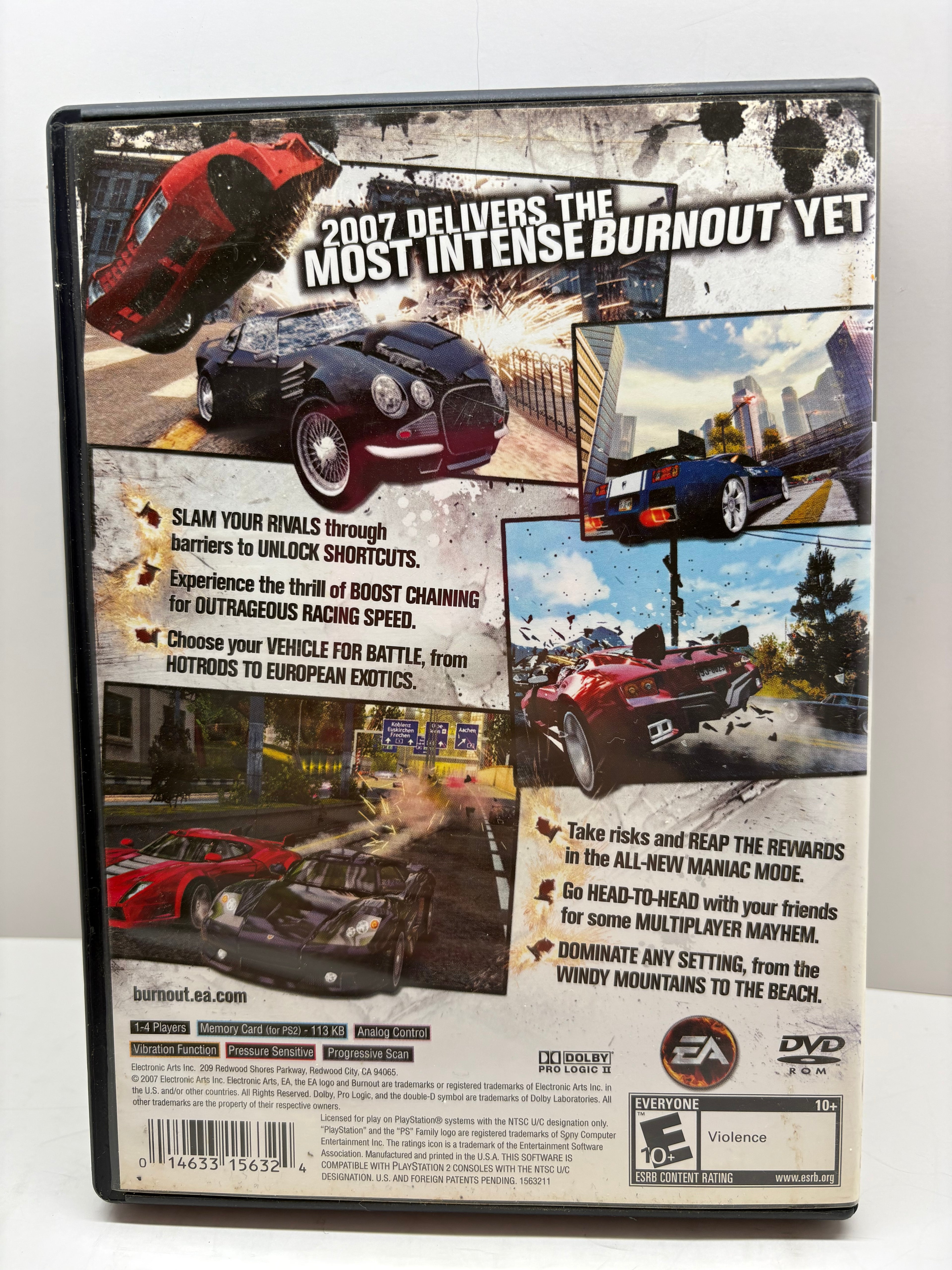 Burnout Dominator PS2 Complete Tested Racing Game PlayStation 2