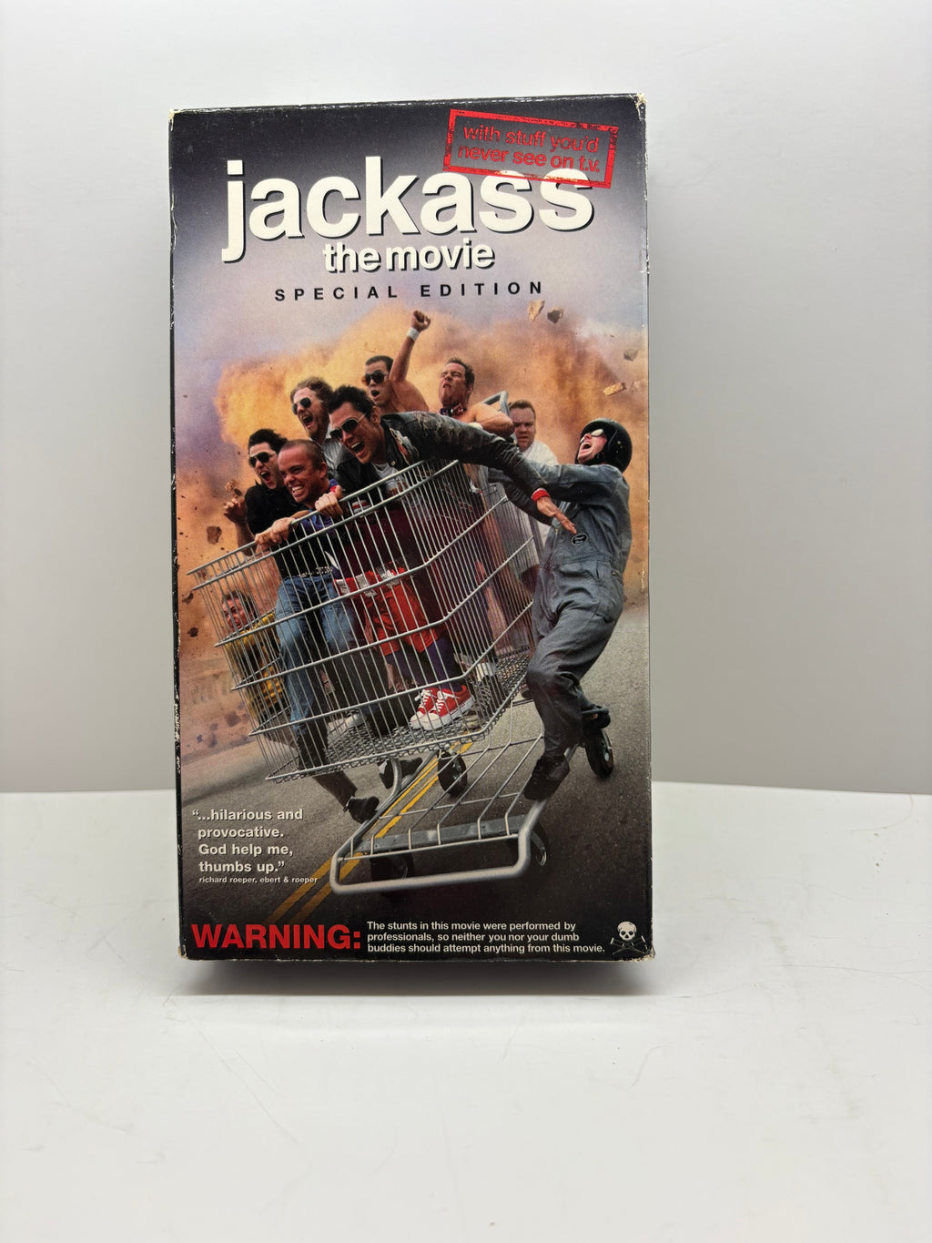 Jackass The Movie Special Edition VHS 2002 Great Condition TESTED