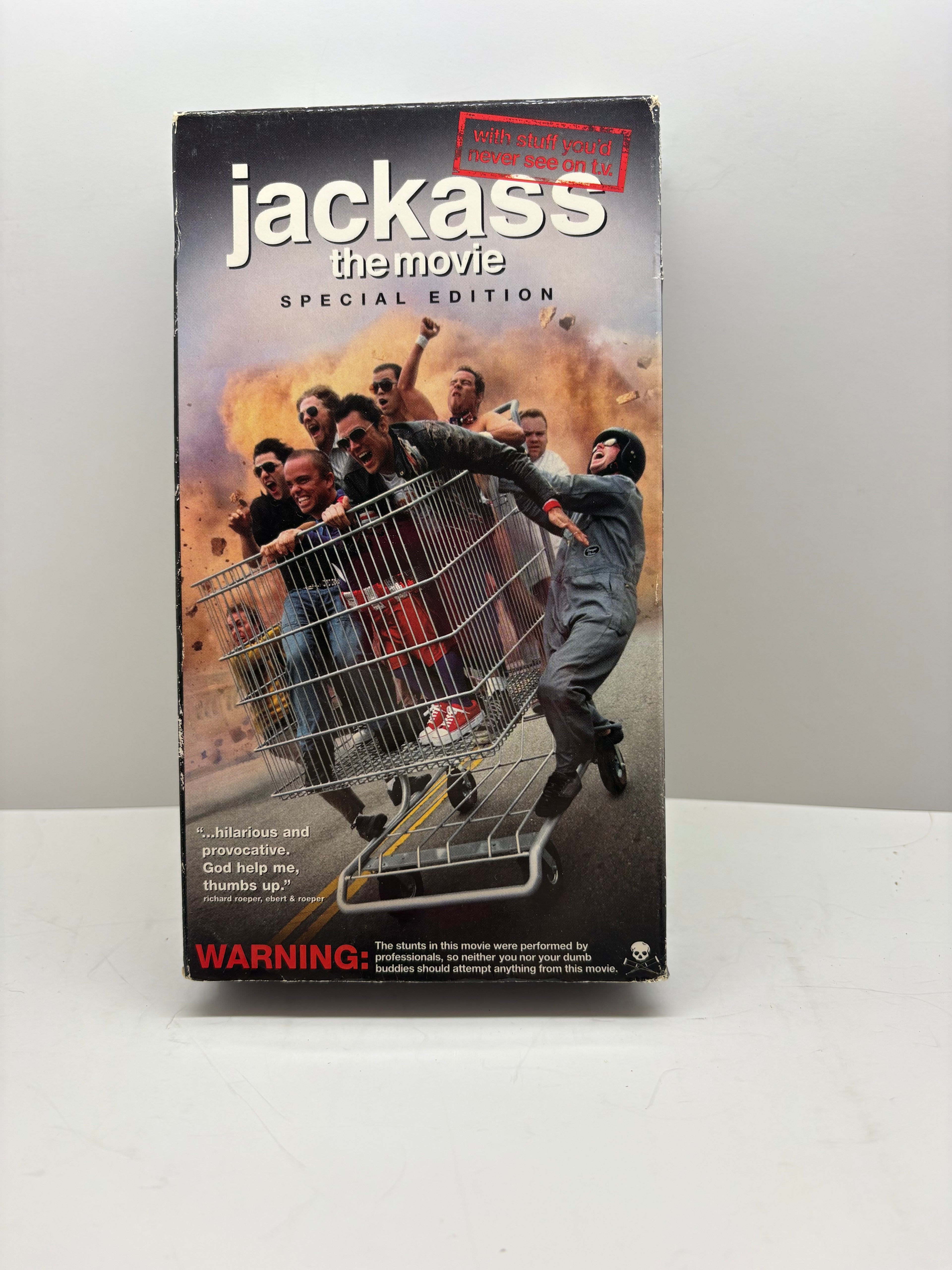 Jackass The Movie Special Edition VHS 2002 Great Condition TESTED
