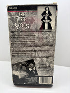 The Three Stooges TV Classics Collection VHS set from 1992. Includes two tapes featuring four classic episodes from The Three Stooges. TESTED