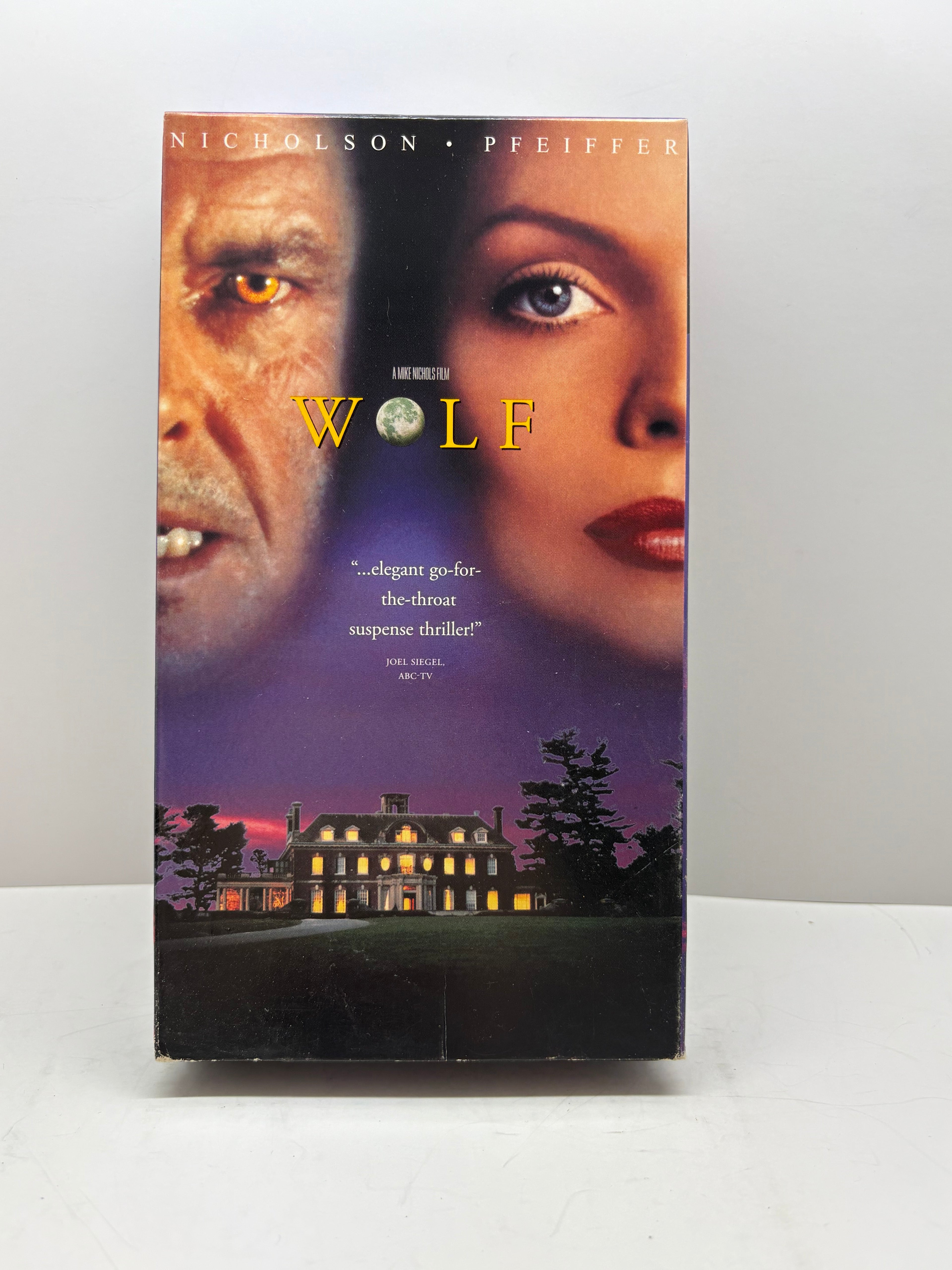 Wolf VHS 1994 Mike Nichols Film Jack Nicholson Thriller Good Condition TESTED
