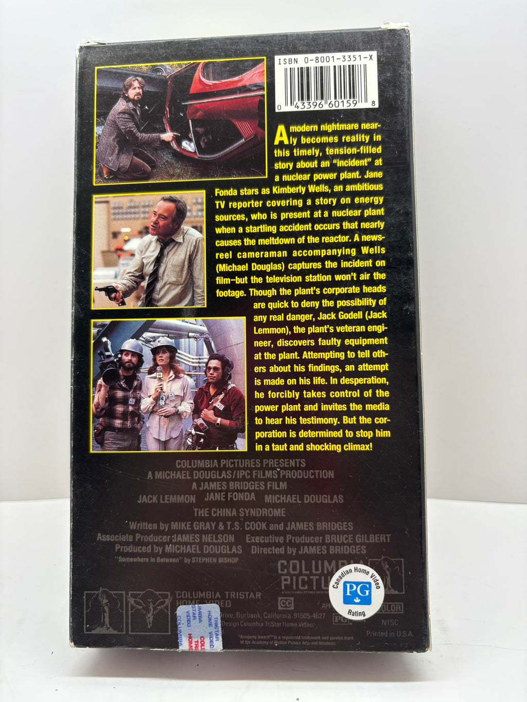 The China Syndrome VHS 1988 Jane Fonda Jack Lemmon Michael Douglas Goodtimes