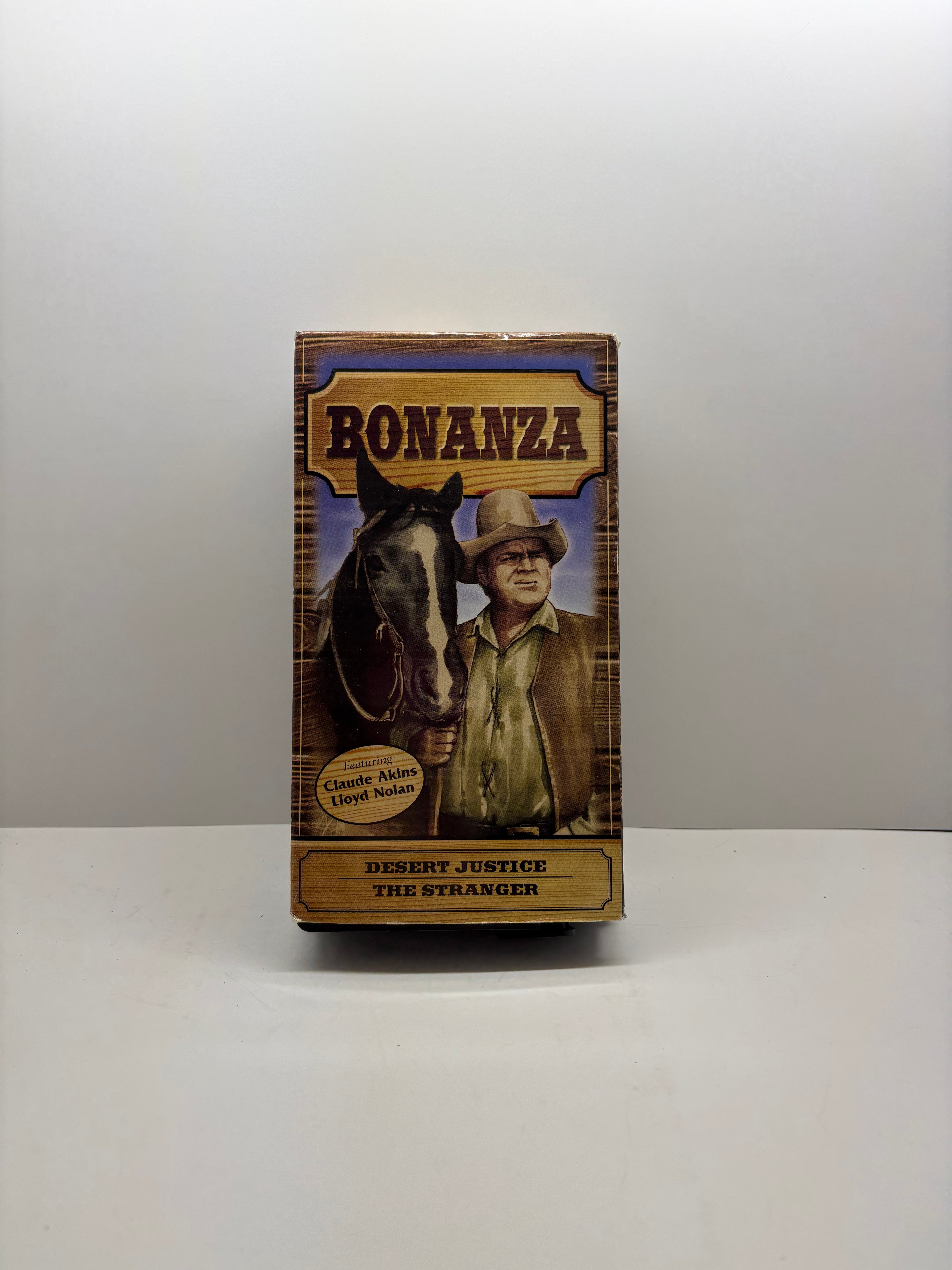 Bonanza VHS 2 Tape Set Desert Justice & The Stranger Box Set Great Condition TESTED