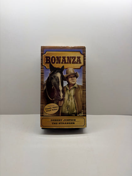 Bonanza VHS 2 Tape Set Desert Justice & The Stranger Box Set Great Condition TESTED