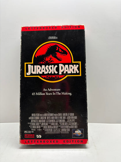 Jurassic Park (VHS, 1994) Letterboxed Edition Tested