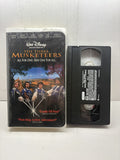The Three Musketeers VHS front cover and cassette
