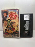 Muppet Treasure Island VHS front cover and cassette
