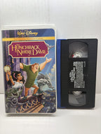 The Hunchback of Notre Dame – Gold Classic Collection VHS front cover and cassette