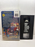 Oliver & Company VHS back cover and cassette