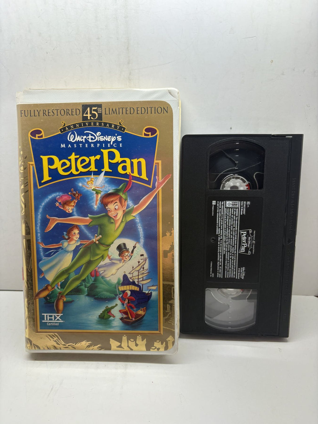 Peter Pan – 45th Anniversary Limited Edition VHS front cover and cassette