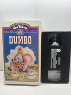 Dumbo – Masterpiece Collection VHS front cover and cassette