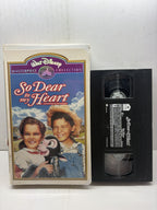 So Dear to My Heart – Masterpiece Collection VHS front cover and cassette