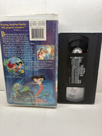The Little Mermaid II: Return to the Sea VHS back cover and cassette