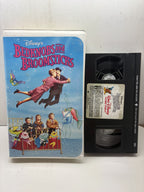 Bedknobs and Broomsticks VHS front cover and cassette
