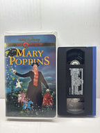 Mary Poppins VHS front cover and cassette