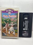 Mary Poppins – Masterpiece Collection VHS front cover and cassette