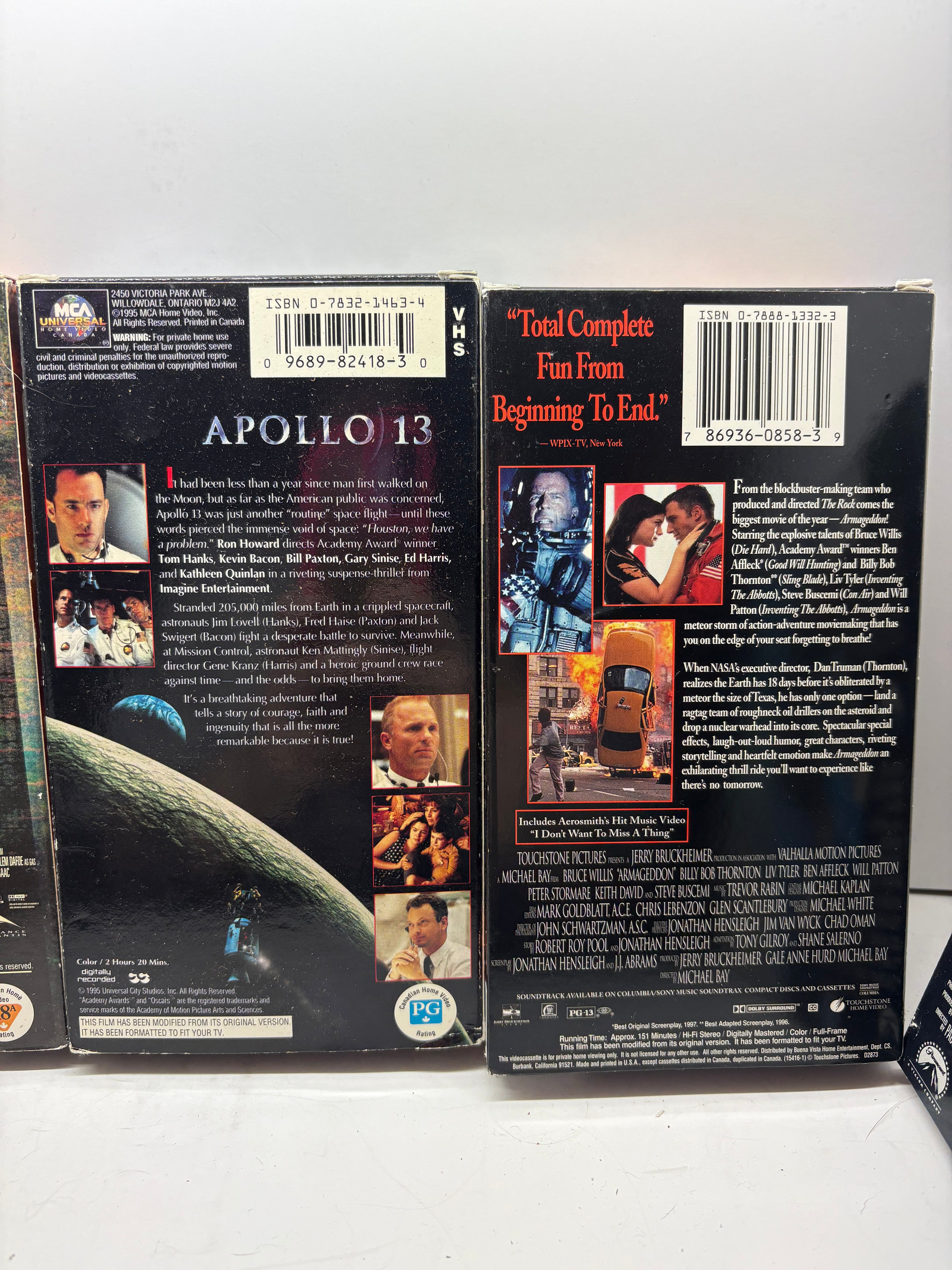 Sci-Fi VHS Lot w/ Event Horizon & eXistenZ – Cult Classics Bundle (8 Tapes) TESTED