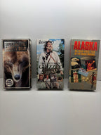 Nature & Adventure VHS Bundle Grizzly Bear Alaska Supernatural Grizzly Adams TESTED