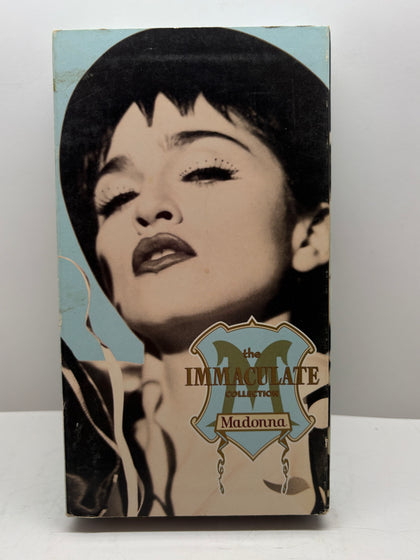 Madonna The Immaculate Collection VHS Blue Cover Very Good Condition Music Video Tape TESTED