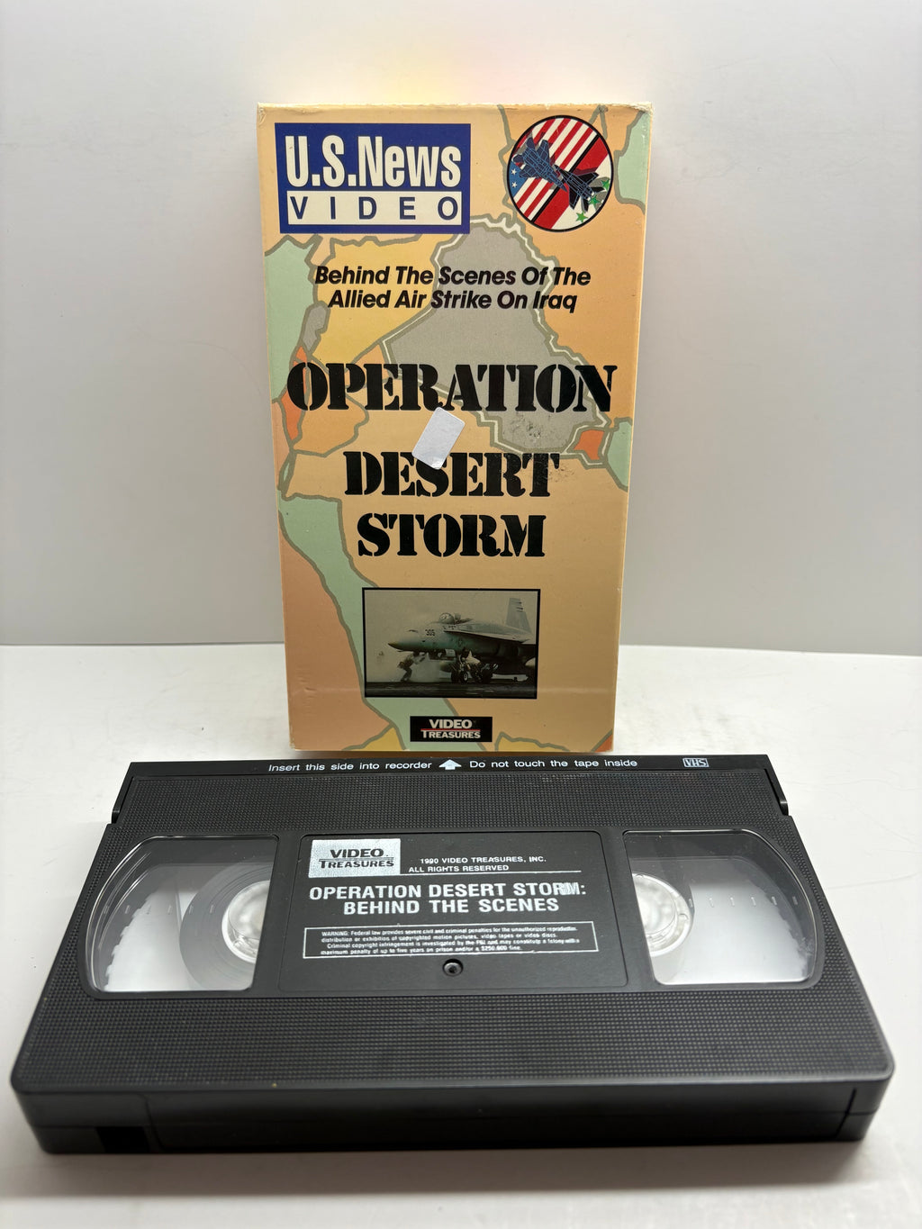 Operation Desert Storm: Behind the Scenes VHS (Military Documentary Tape)