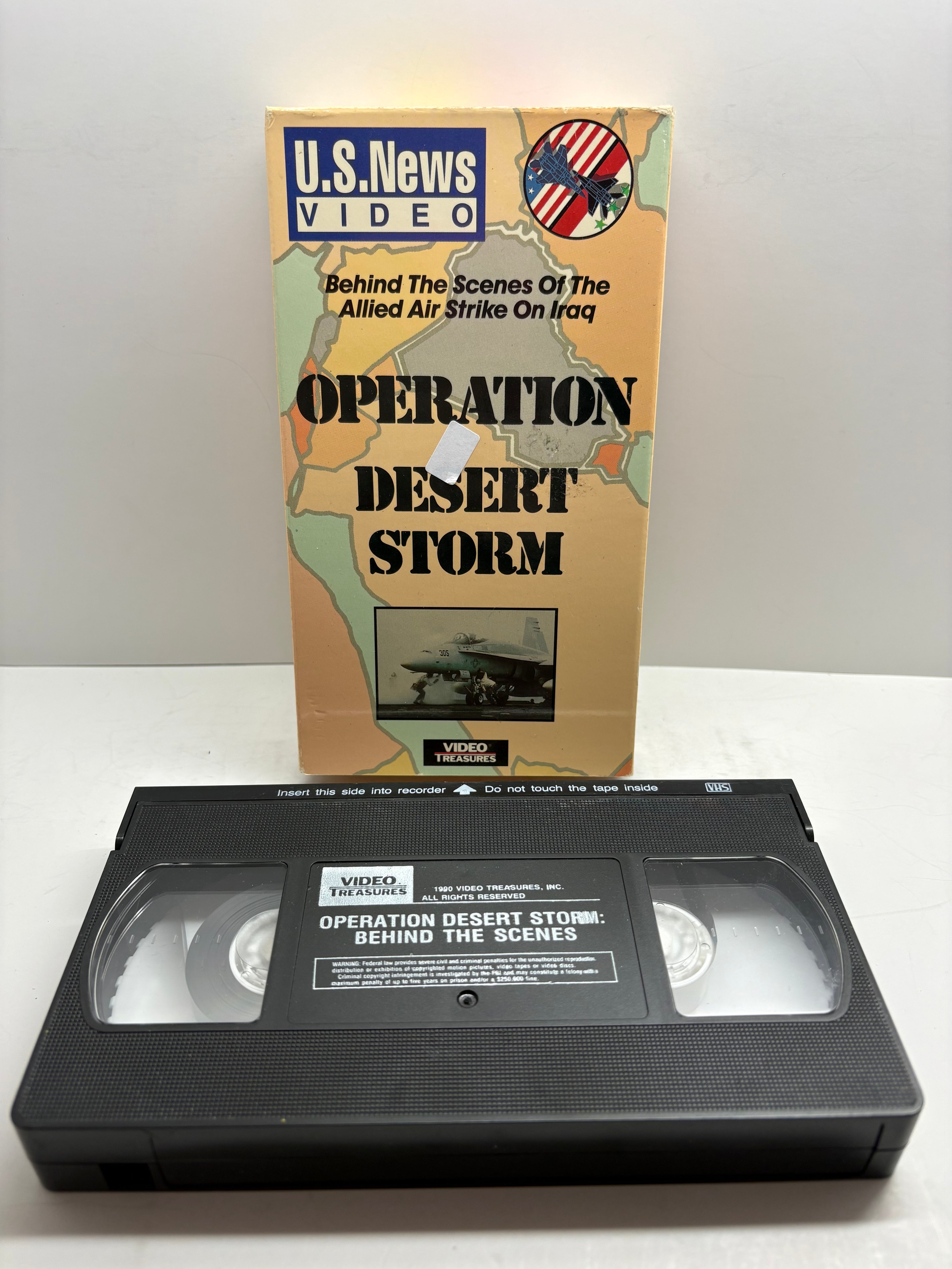 Operation Desert Storm: Behind the Scenes VHS (Military Documentary Tape)
