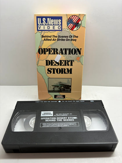 Operation Desert Storm: Behind the Scenes VHS (Military Documentary Tape)